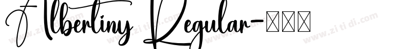 Albertiny Regular字体转换